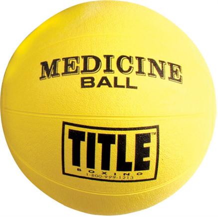 Title Rubber Medicine Ball Medium